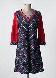 Rochie midi roșu MALOKA femme