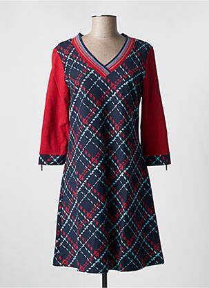 Rochie midi roșu MALOKA femeie