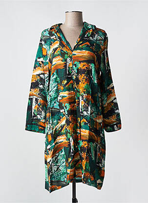 Rochie midi verde MALOKA femeie