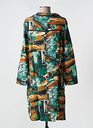 Rochie midi verde MALOKA femeie