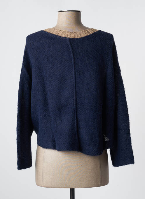 Vestă cu mâneci lungi albastru MALOKA femeie