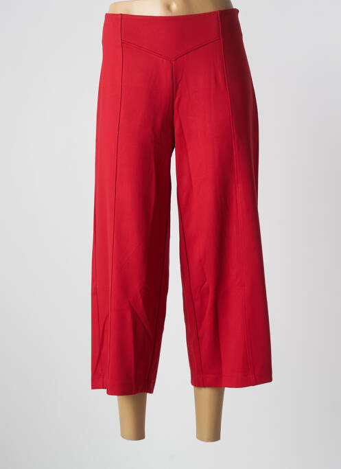 Pantalon trei sferturi roșu MALOKA femeie
