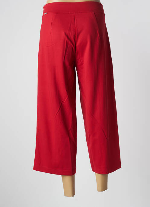 Pantalon trei sferturi roșu MALOKA femeie