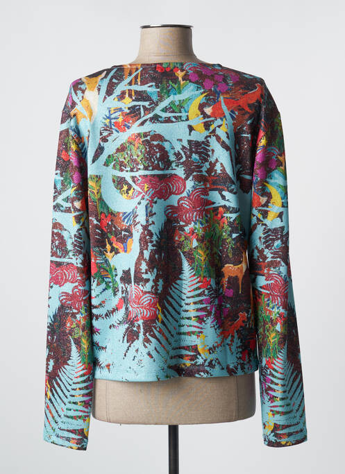 Vestă cu mâneci lungi albastru MALOKA femeie