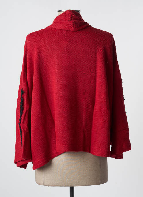 Vestă cu mâneci lungi roșu MALOKA femeie