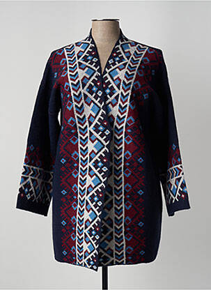 Vestă cu mâneci lungi bleu marin DIANE LAURY femeie