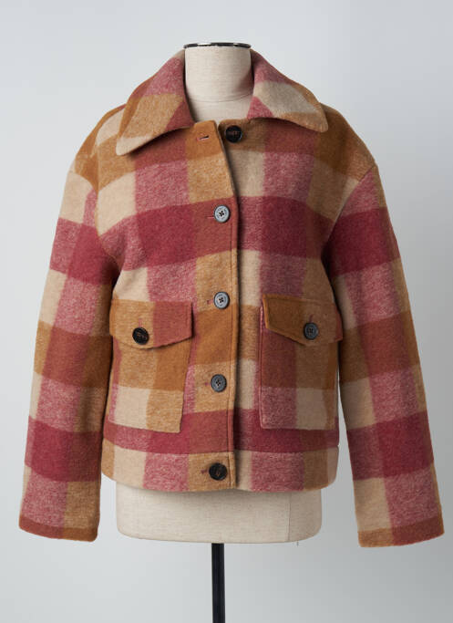 Palton scurt roz C'EST BEAU LA VIE femeie