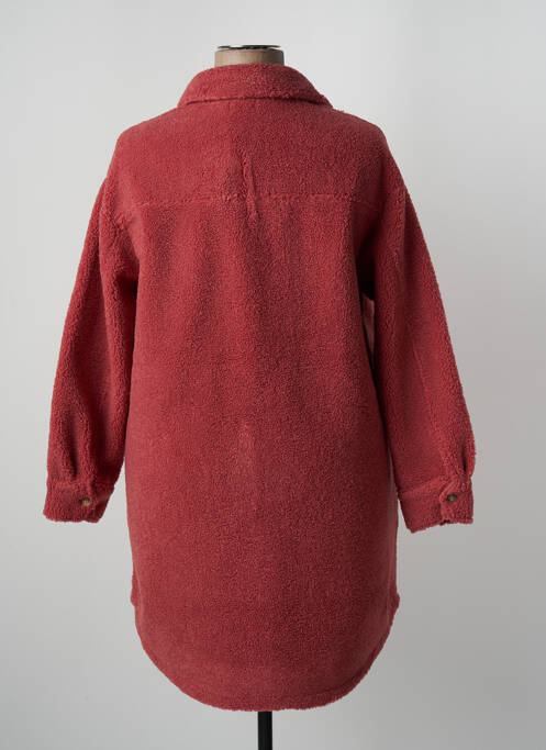 Palton lung roz C'EST BEAU LA VIE femeie