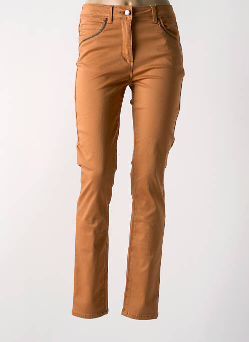 Pantalon slim bej DIANE LAURY femeie