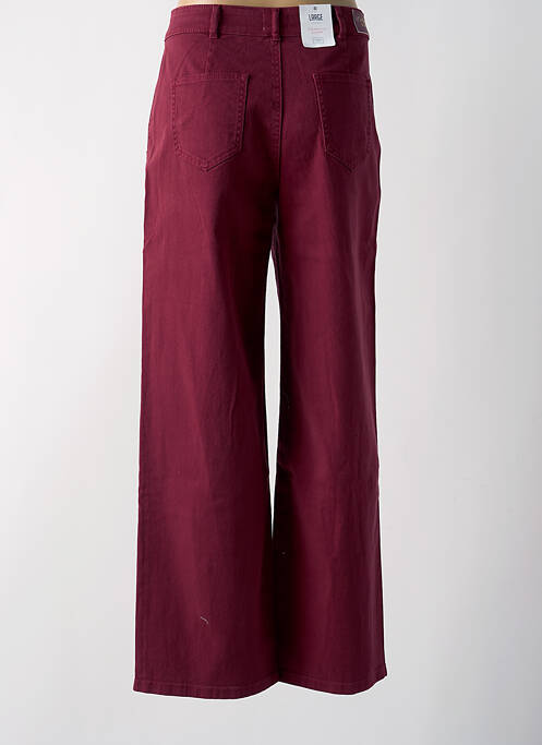 Pantalon larg bordeaux C'EST BEAU LA VIE femeie