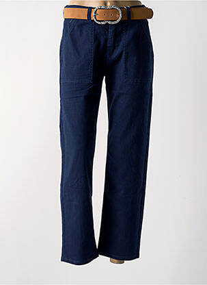 Pantalon drept albastru C'EST BEAU LA VIE femeie