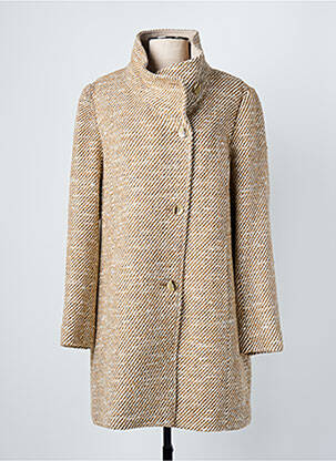 Palton lung ecru DIANE LAURY femeie