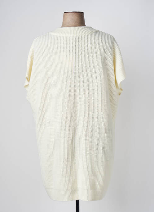 Vestă cu mâneci scurte ecru DIANE LAURY femeie