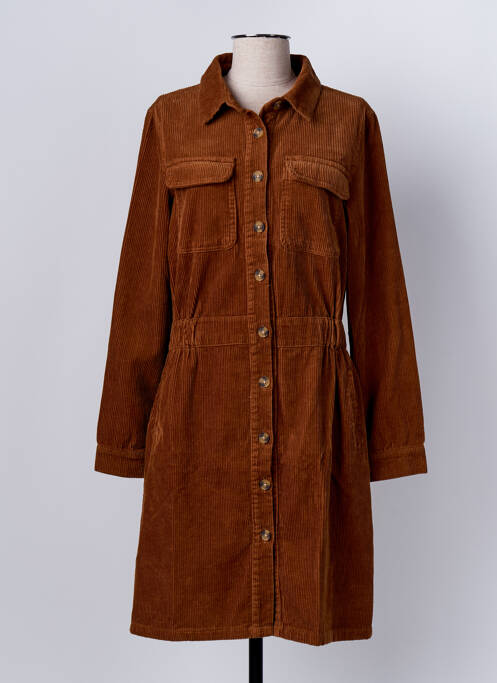 Rochie midi maro C'EST BEAU LA VIE femeie