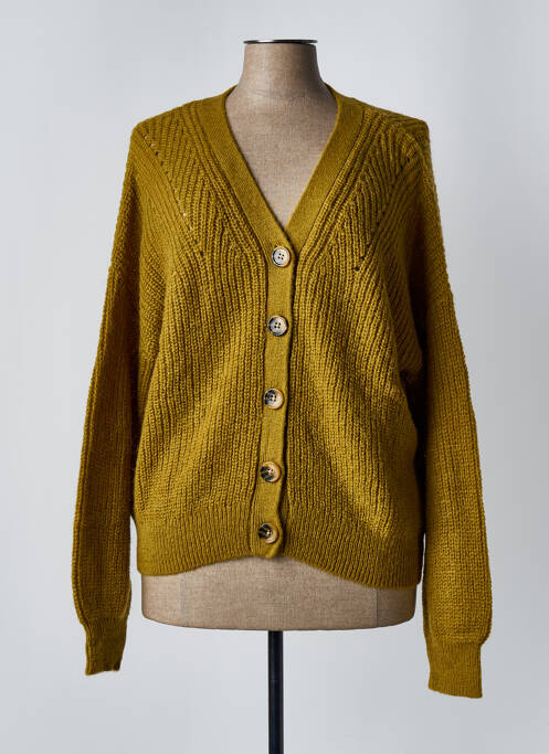 Vestă cu mâneci lungi verde C'EST BEAU LA VIE femeie