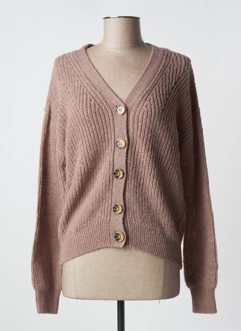 Vestă cu mâneci lungi bej C'EST BEAU LA VIE femeie