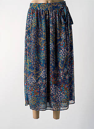 Fustă lungă albastru JULIE GUERLANDE femeie