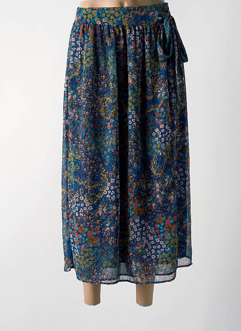 Fustă lungă albastru JULIE GUERLANDE femeie