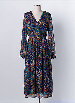 Rochie lungă albastru JULIE GUERLANDE femeie