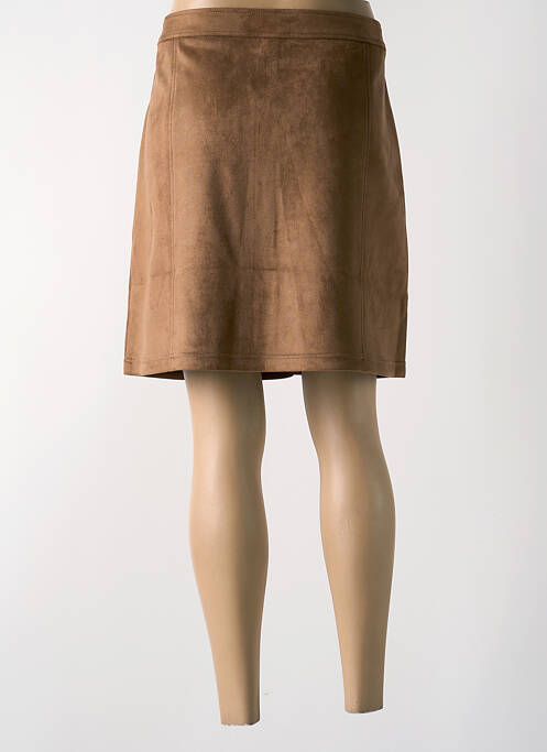 Fustă midi maro C'EST BEAU LA VIE femeie