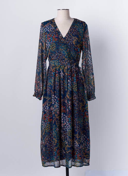 Rochie lungă albastru JULIE GUERLANDE femeie