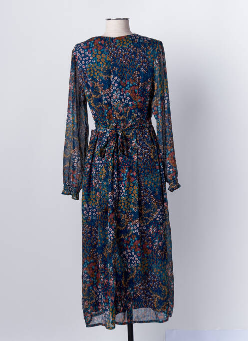 Rochie lungă albastru JULIE GUERLANDE femeie