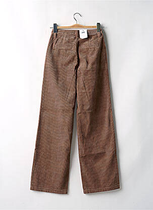 Pantalon larg maro C'EST BEAU LA VIE femeie