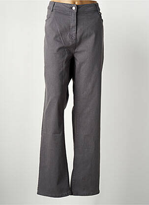 Pantalon drept gri DIANE LAURY femeie