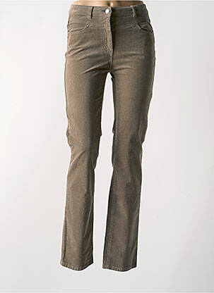 Pantalon evazat verde DIANE LAURY femeie