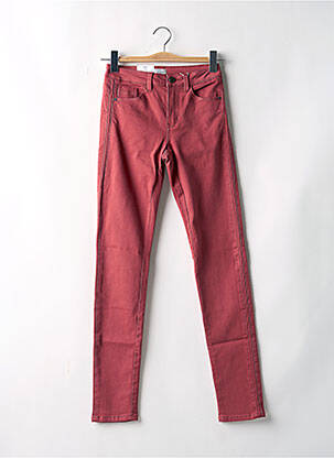 Pantalon slim roșu C'EST BEAU LA VIE femeie