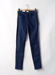 Pantalon slim albastru C'EST BEAU LA VIE femme