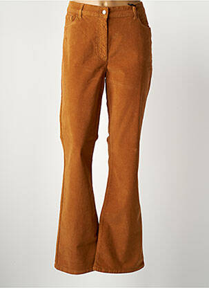 Pantalon evazat galben JULIE GUERLANDE femeie
