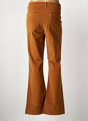 Pantalon evazat galben JULIE GUERLANDE femeie