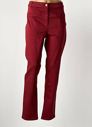 Pantalon slim roșu JULIE GUERLANDE femeie