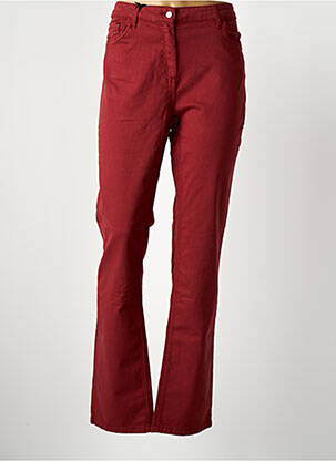 Blugi cu croială dreaptă roșu JULIE GUERLANDE femeie