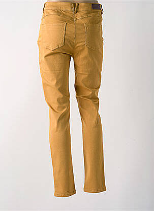 Pantalon slim galben JULIE GUERLANDE femeie