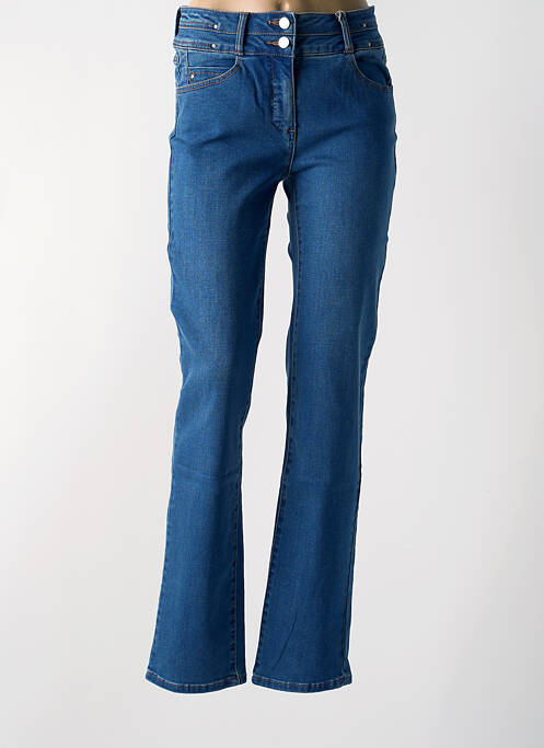 Blugi cu croială dreaptă albastru DIANE LAURY femeie