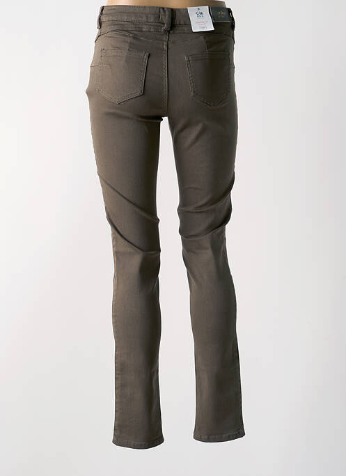 Pantalon slim maro C'EST BEAU LA VIE femeie