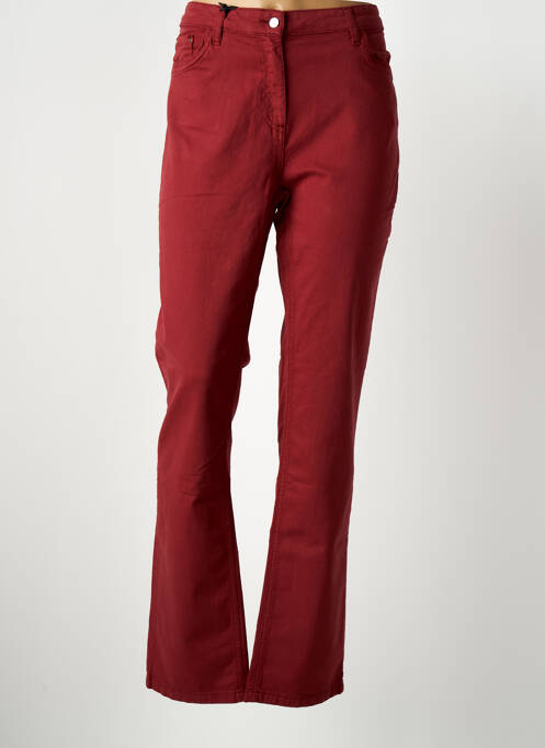 Blugi cu croială dreaptă roșu JULIE GUERLANDE femeie