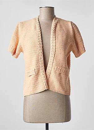 Vestă cu mâneci scurte portocaliu MANGO femeie