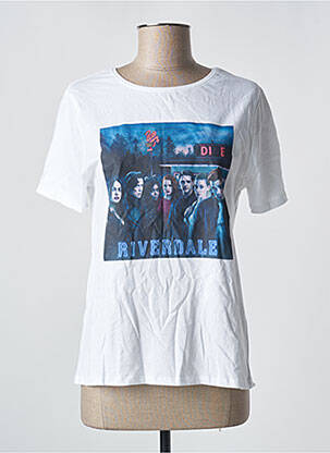 Tricou alb RIVERDALE femeie