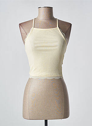 Top scurt galben TALLY WEIJL femeie