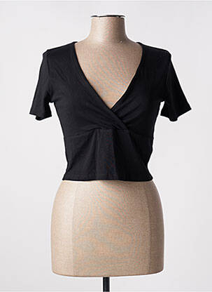 Top scurt negru TALLY WEIJL femeie