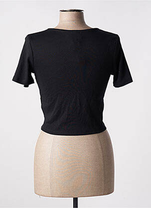 Top scurt negru TALLY WEIJL femeie