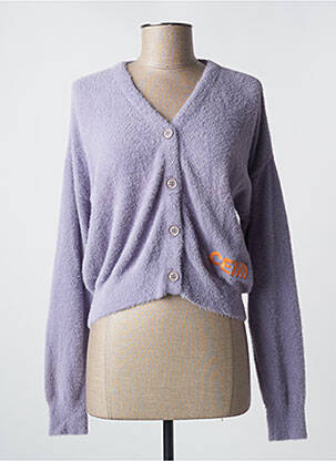 Vestă cu mâneci lungi violet CEMI femeie