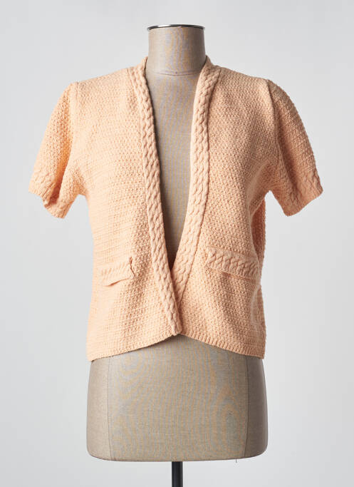 Vestă cu mâneci scurte portocaliu MANGO femeie