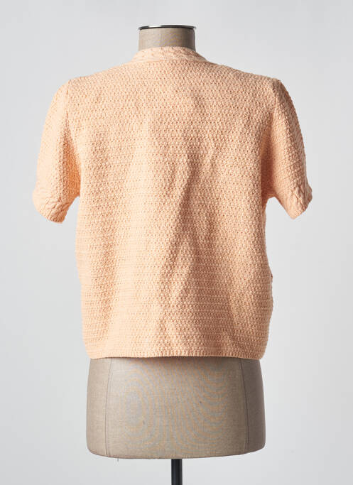 Vestă cu mâneci scurte portocaliu MANGO femeie