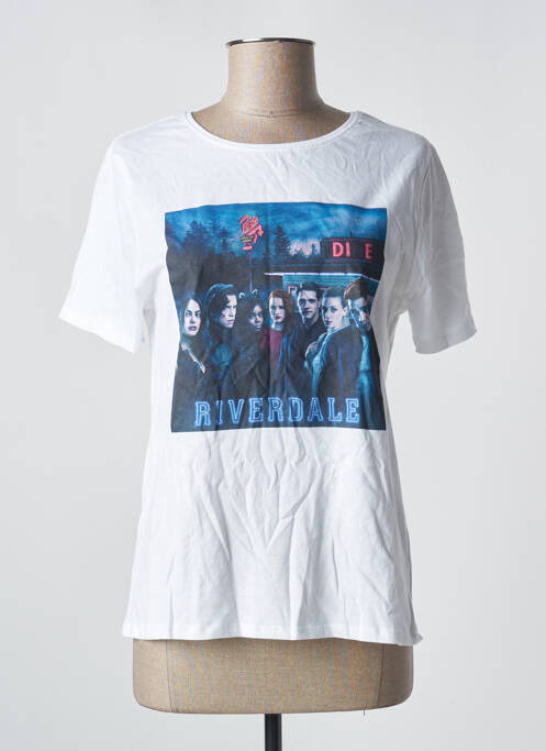 Tricou alb RIVERDALE femeie