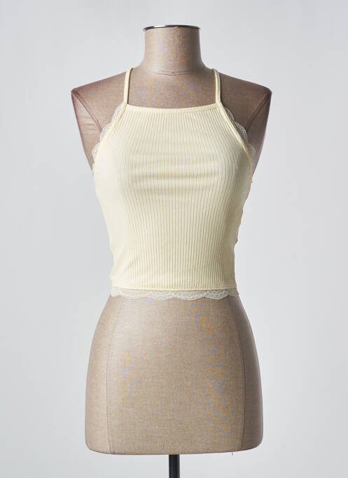 Top scurt galben TALLY WEIJL femeie