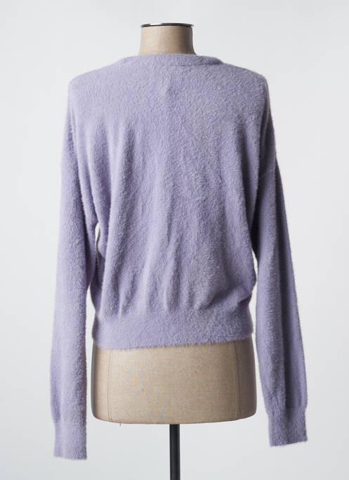 Vestă cu mâneci lungi violet CEMI femeie